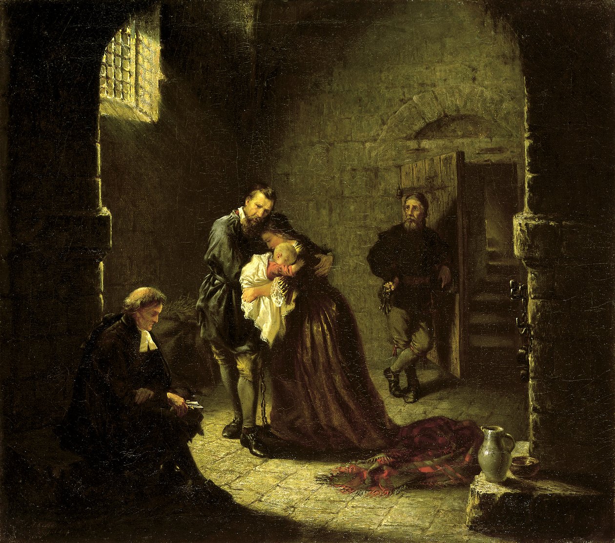 Vankilakohtaus, 1854. tekijältä John Adams Elder