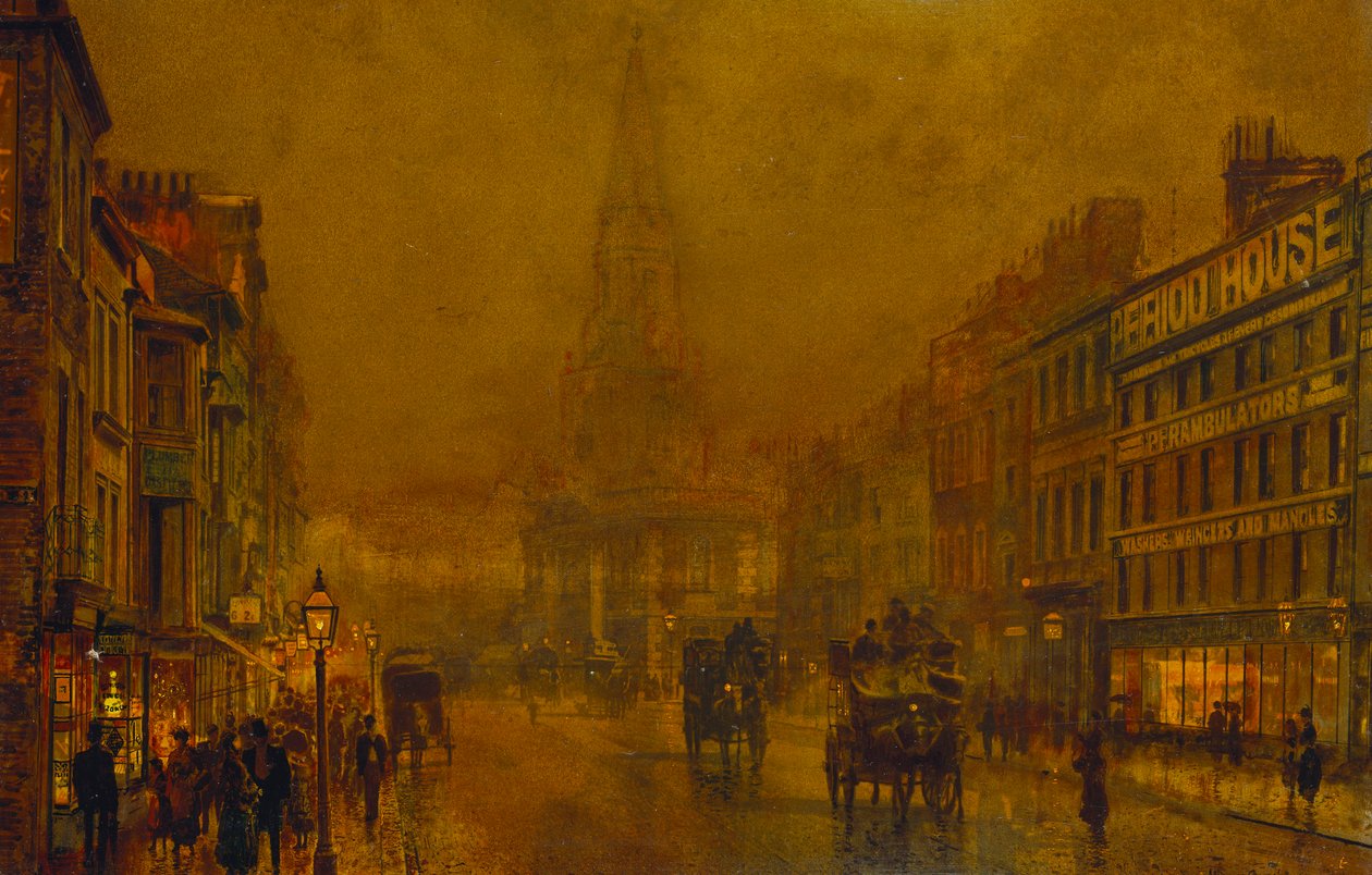 Blackman Street, Borough tekijältä John Atkinson Grimshaw