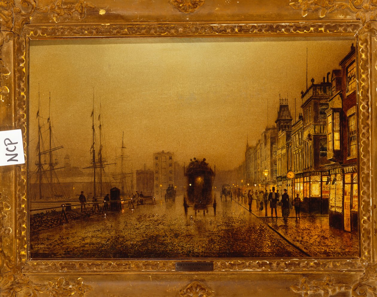 Glasgow Docks, 1892 tekijältä John Atkinson Grimshaw