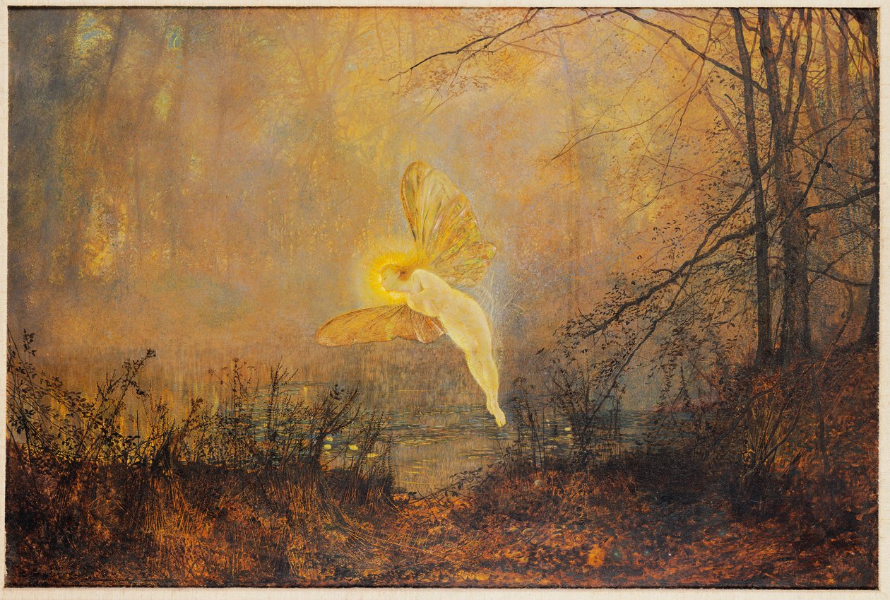 Juhannusyö eli "Iris", 1876 tekijältä John Atkinson Grimshaw