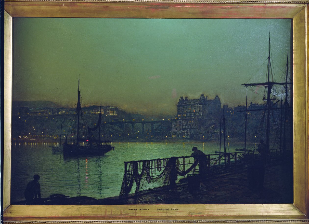 Huonekalut ja erilaiset esineet 1100- ja 1300-luvuilta tekijältä John Atkinson Grimshaw