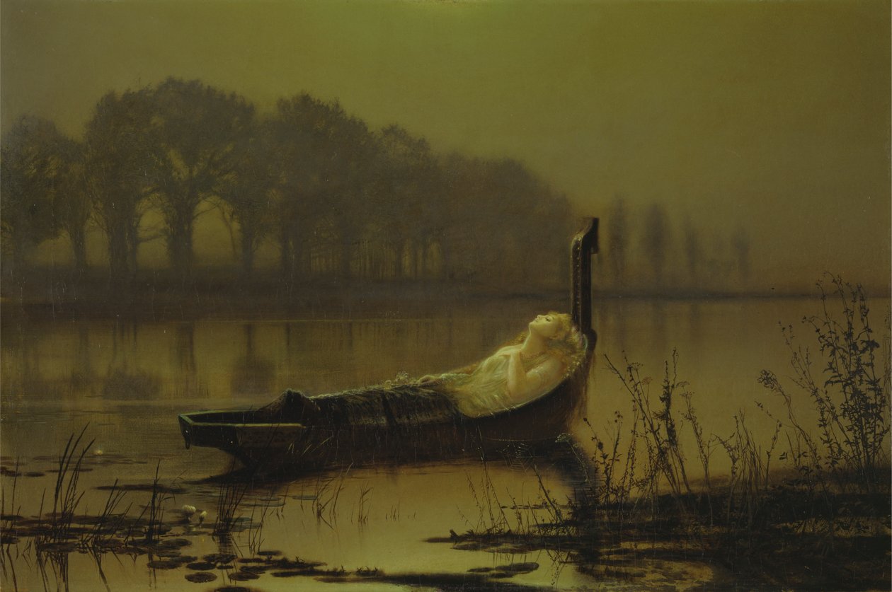 "The Lady of Shalott" tekijältä John Atkinson Grimshaw