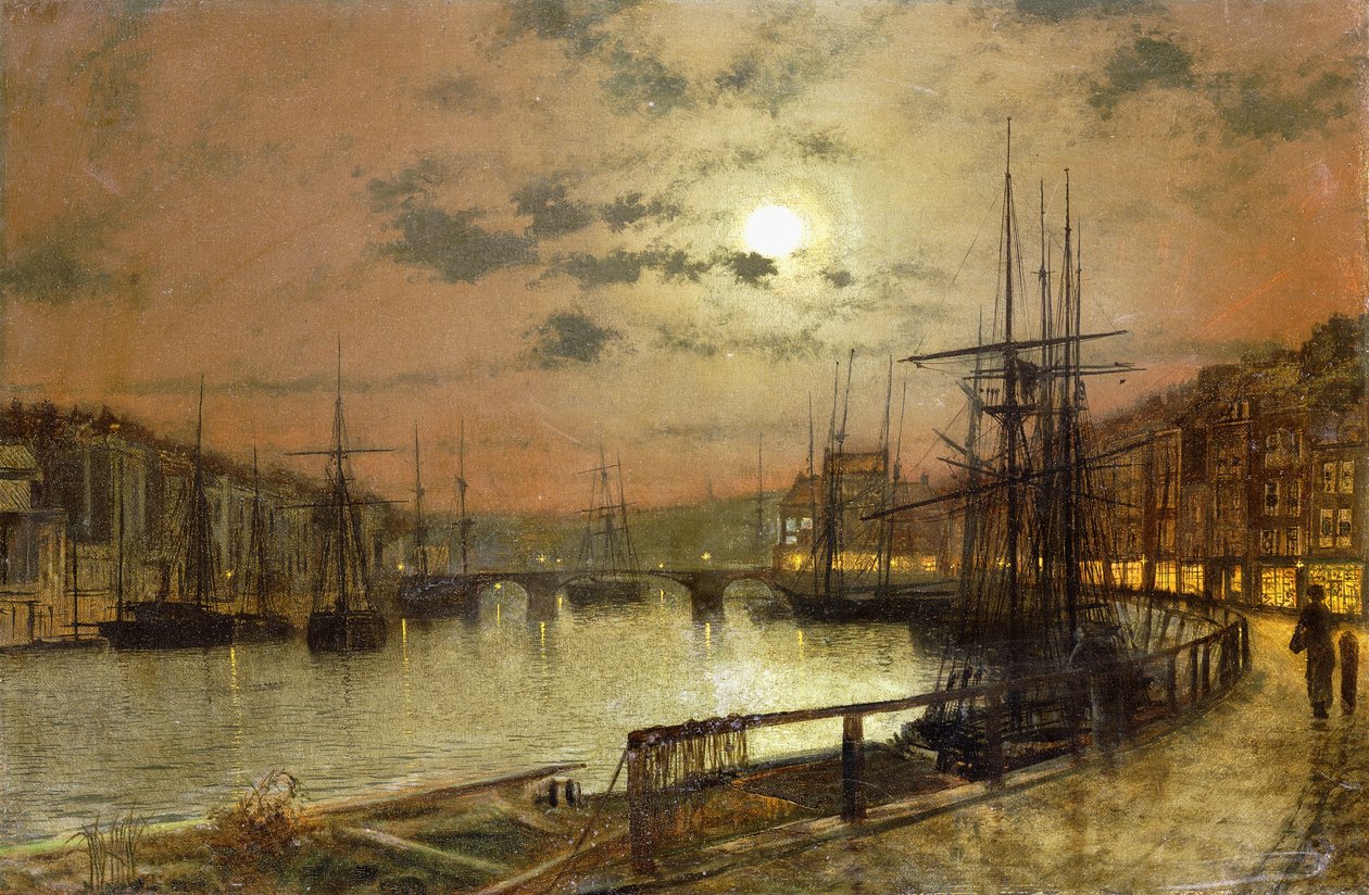 Whitby, tekijältä John Atkinson Grimshaw
