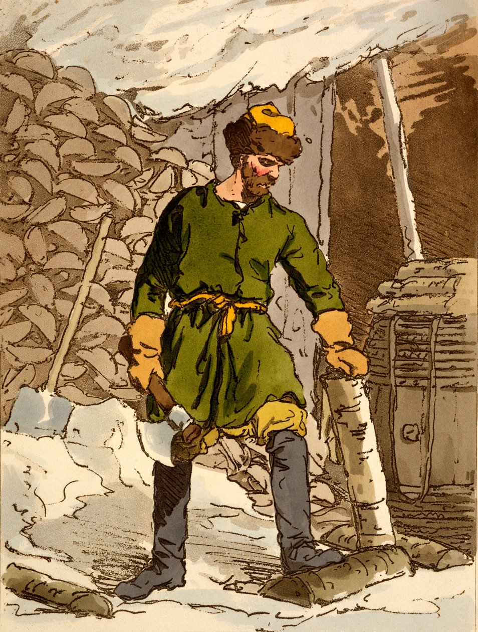 Dvornik, 1804 tekijältä John Augustus Atkinson