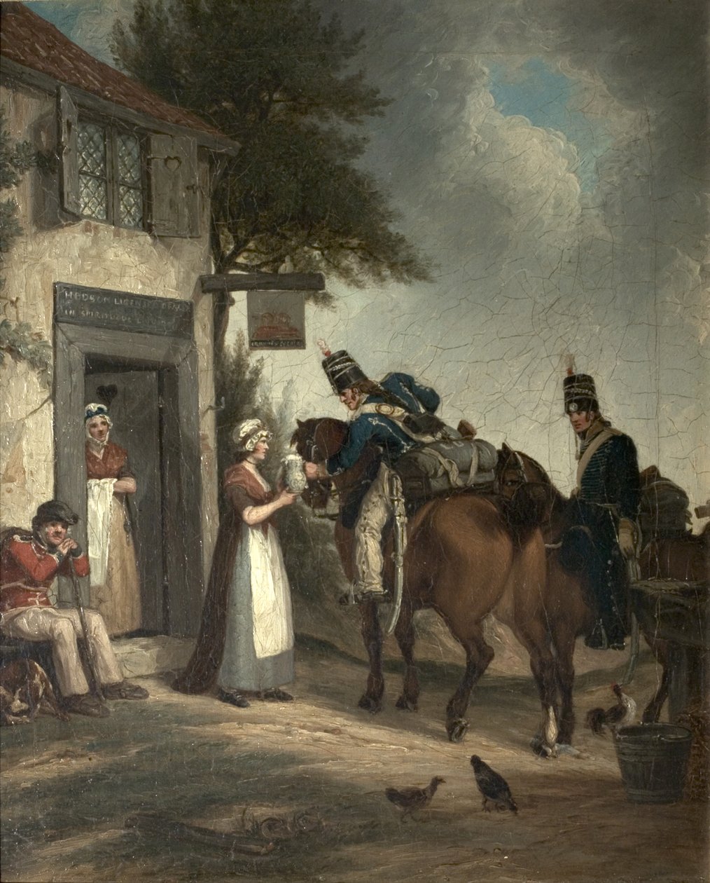 Soldiers Refreshing, n.1805 tekijältä John Augustus Atkinson