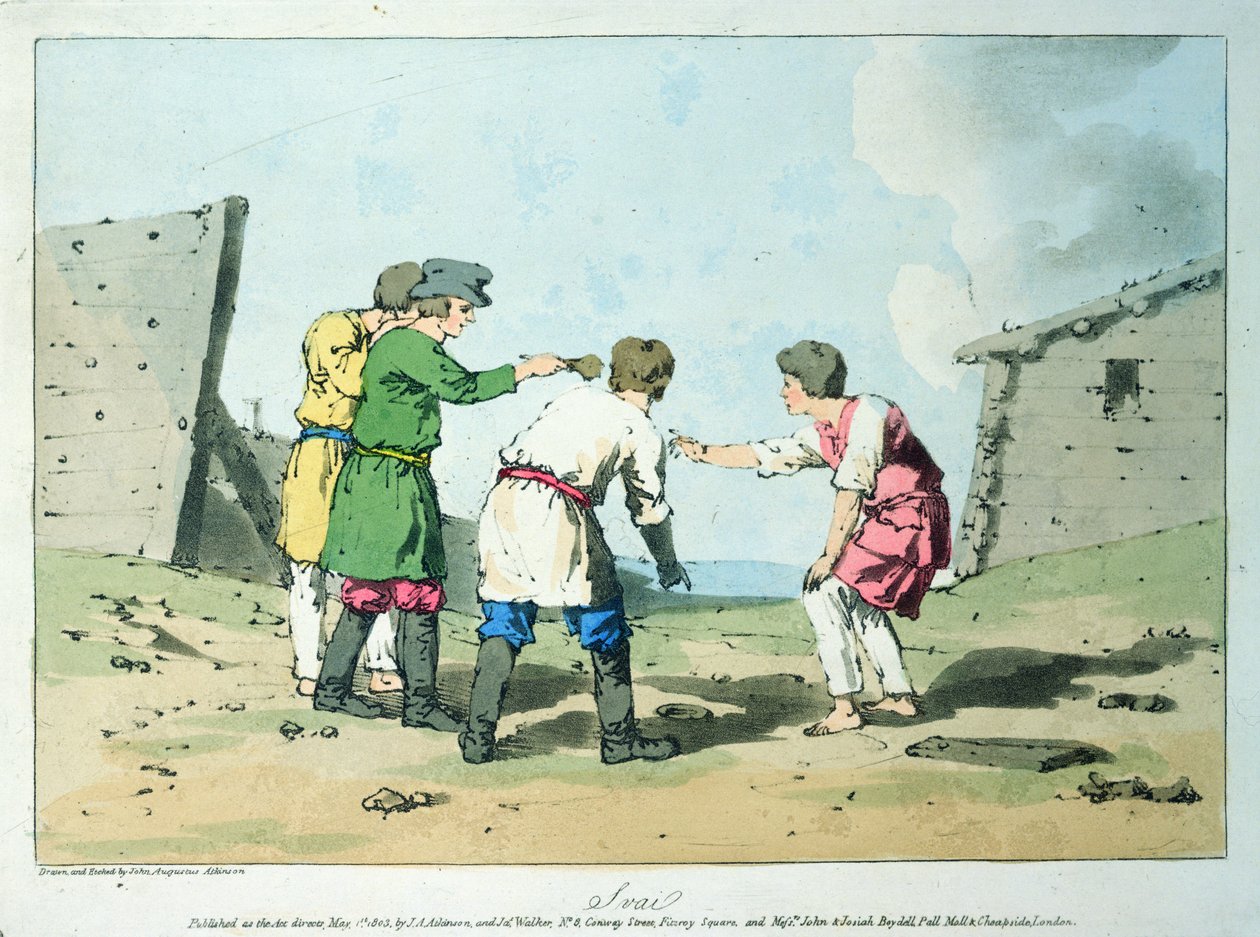 Svai Game, 1803 tekijältä John Augustus Atkinson