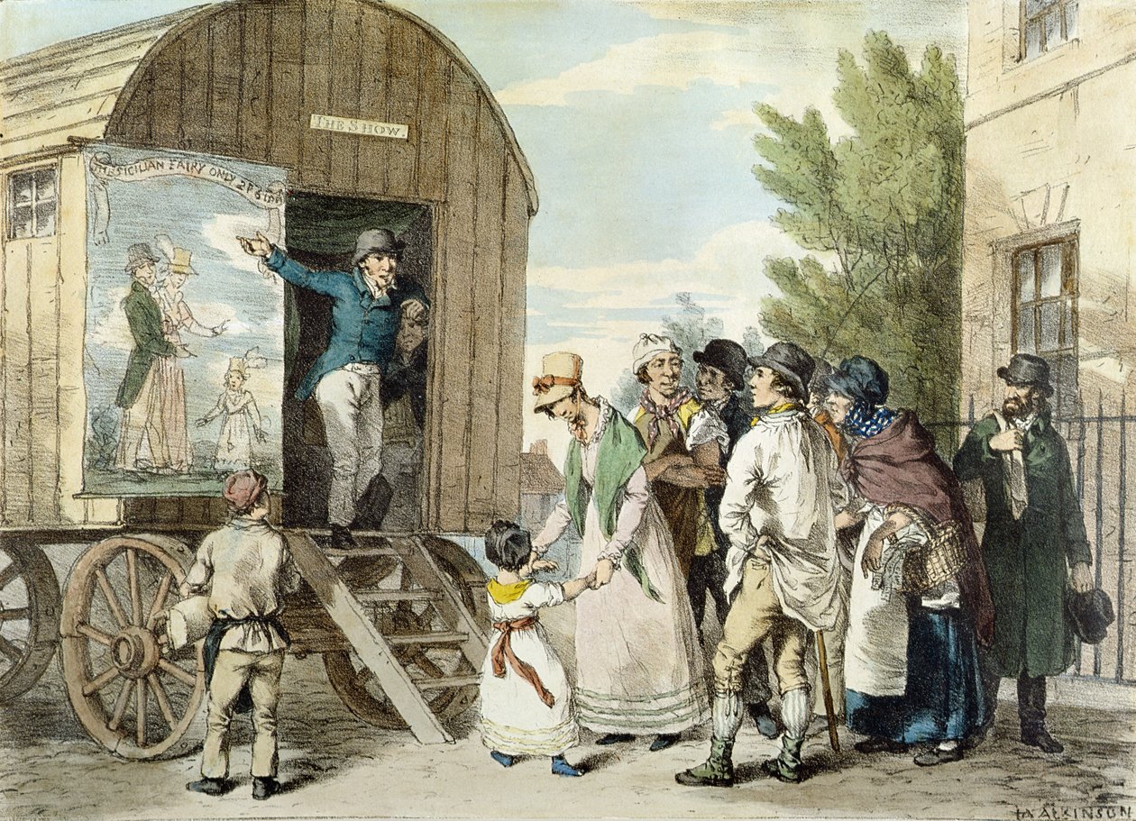 Messut: The Show, n. 1821 tekijältä John Augustus Atkinson