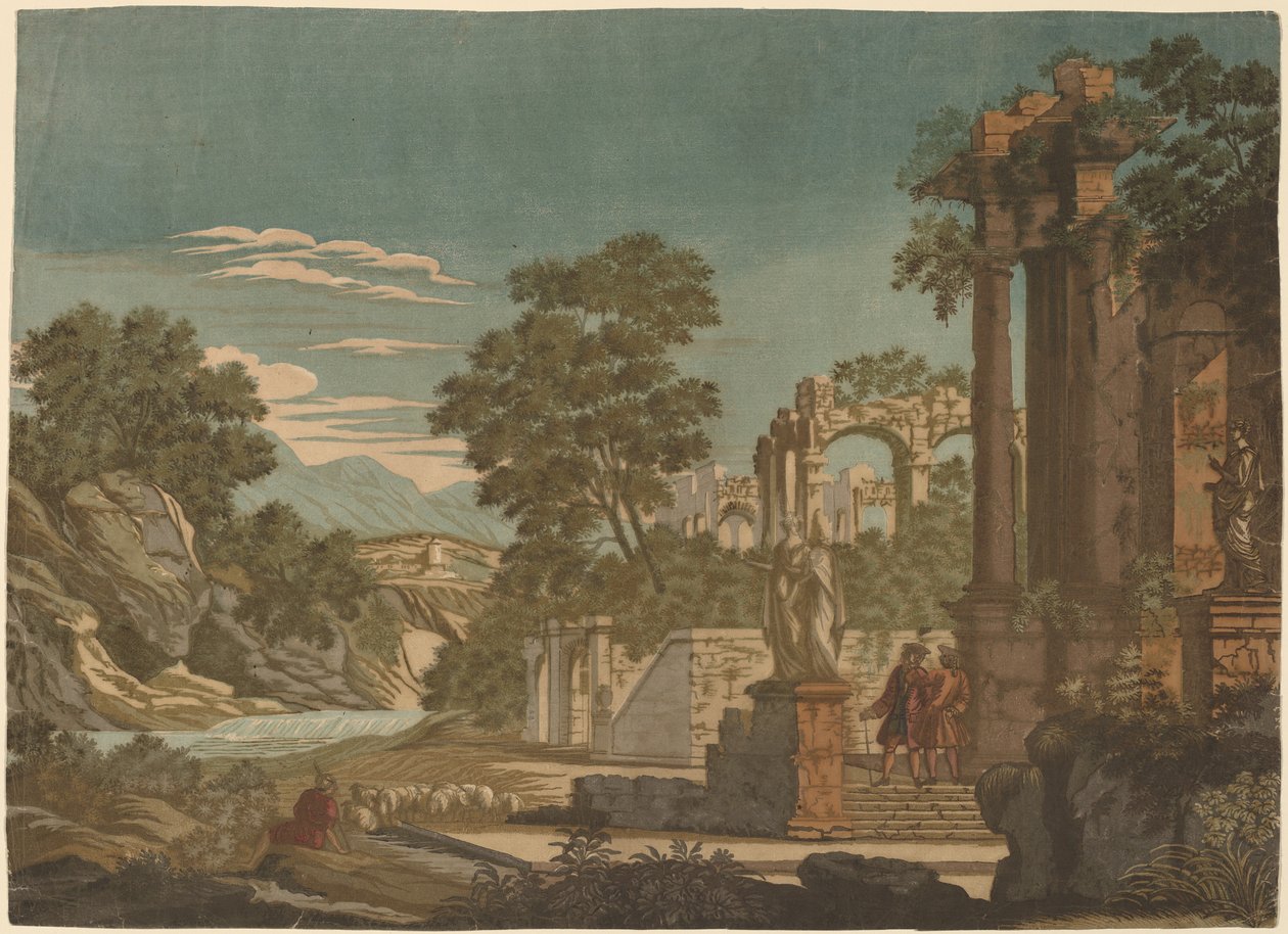 Ulysses ja Polyfemus tekijältä John Baptist Jackson, Francesco Primaticcio