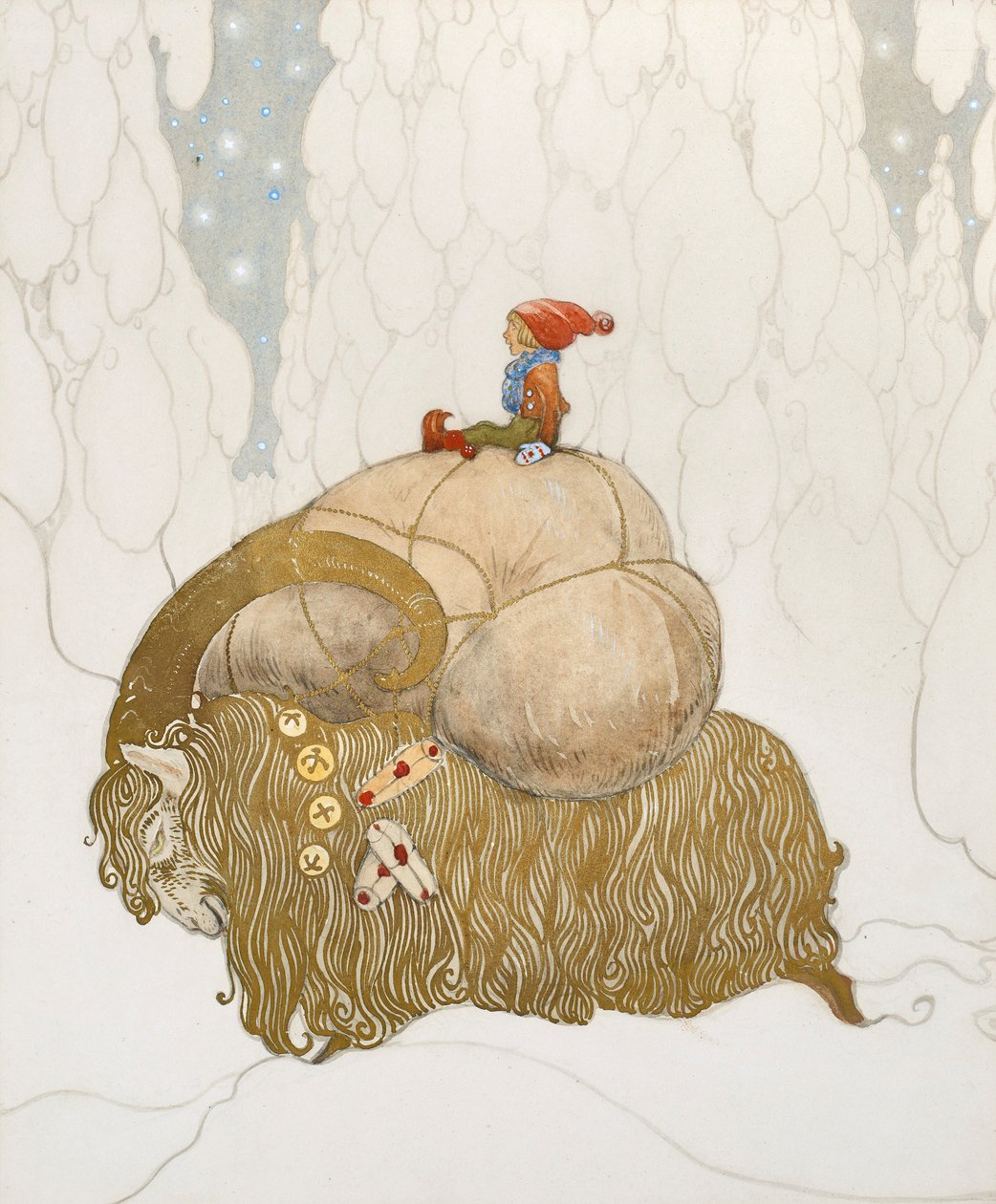 Joululaulu, 1912. tekijältä John Bauer