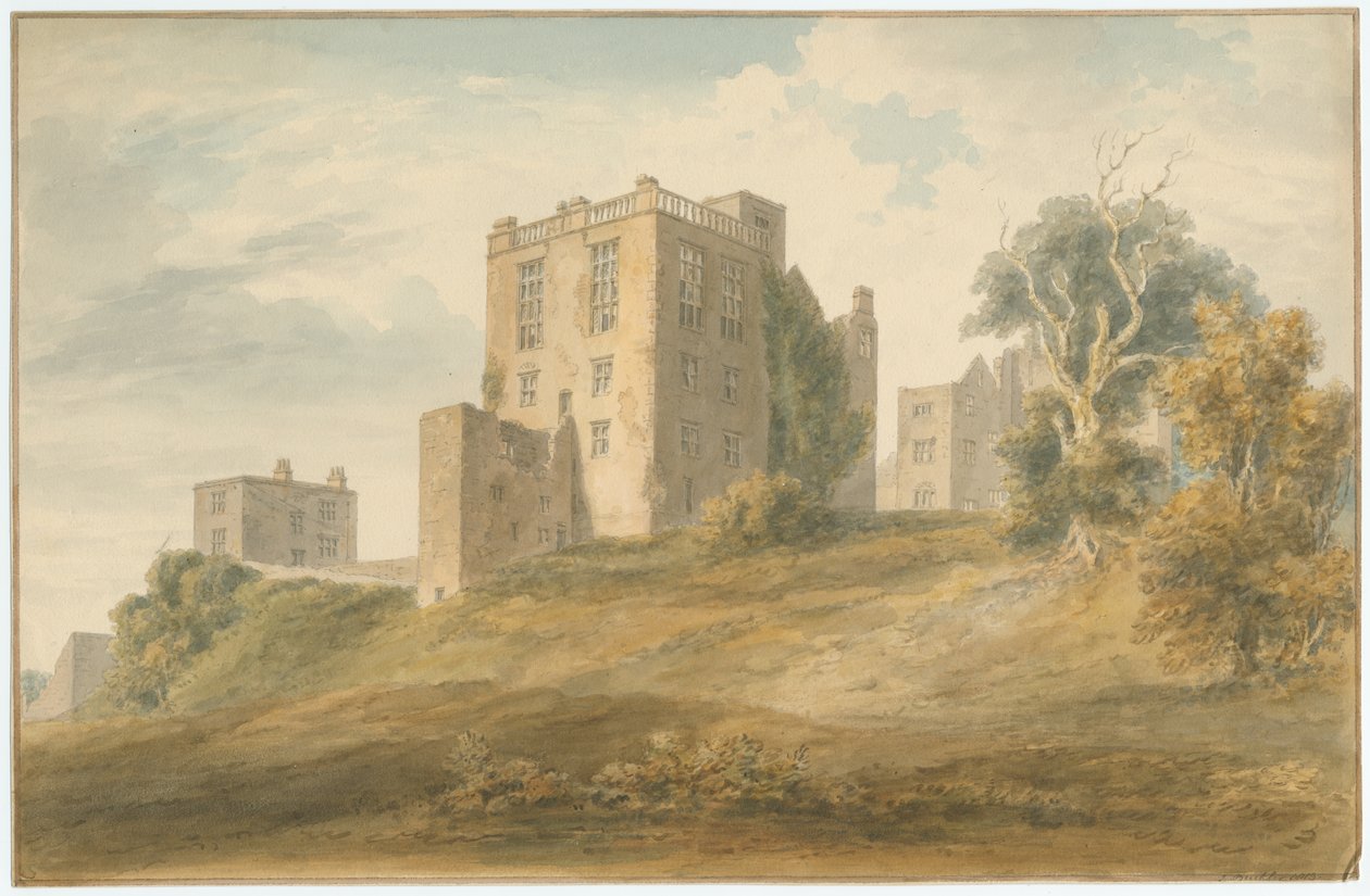 Derbyshire - Hardwick Hall [vanha] - Jäännökset tekijältä John Buckler