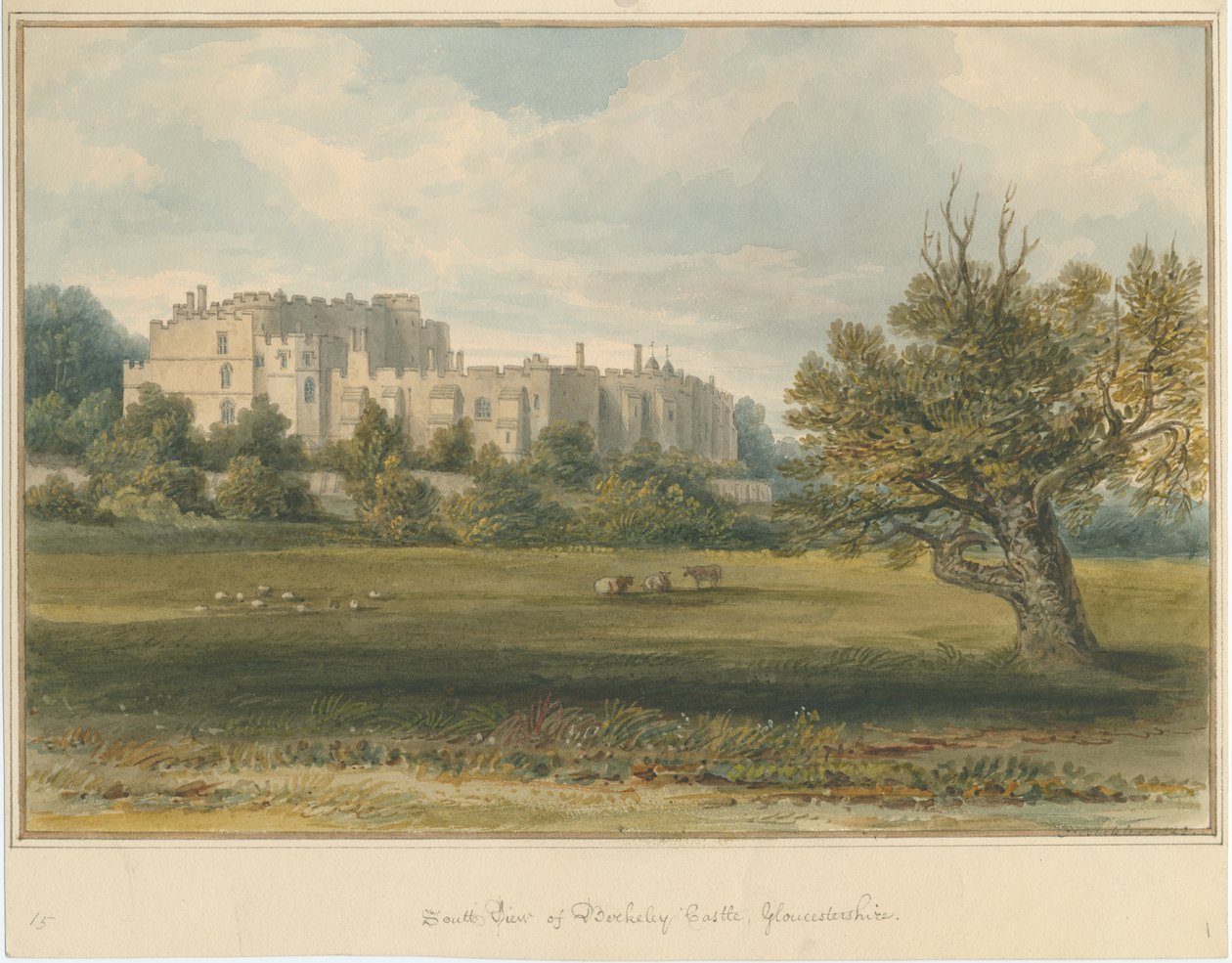 Gloucestershire - Berkeleyn linna tekijältä John Buckler