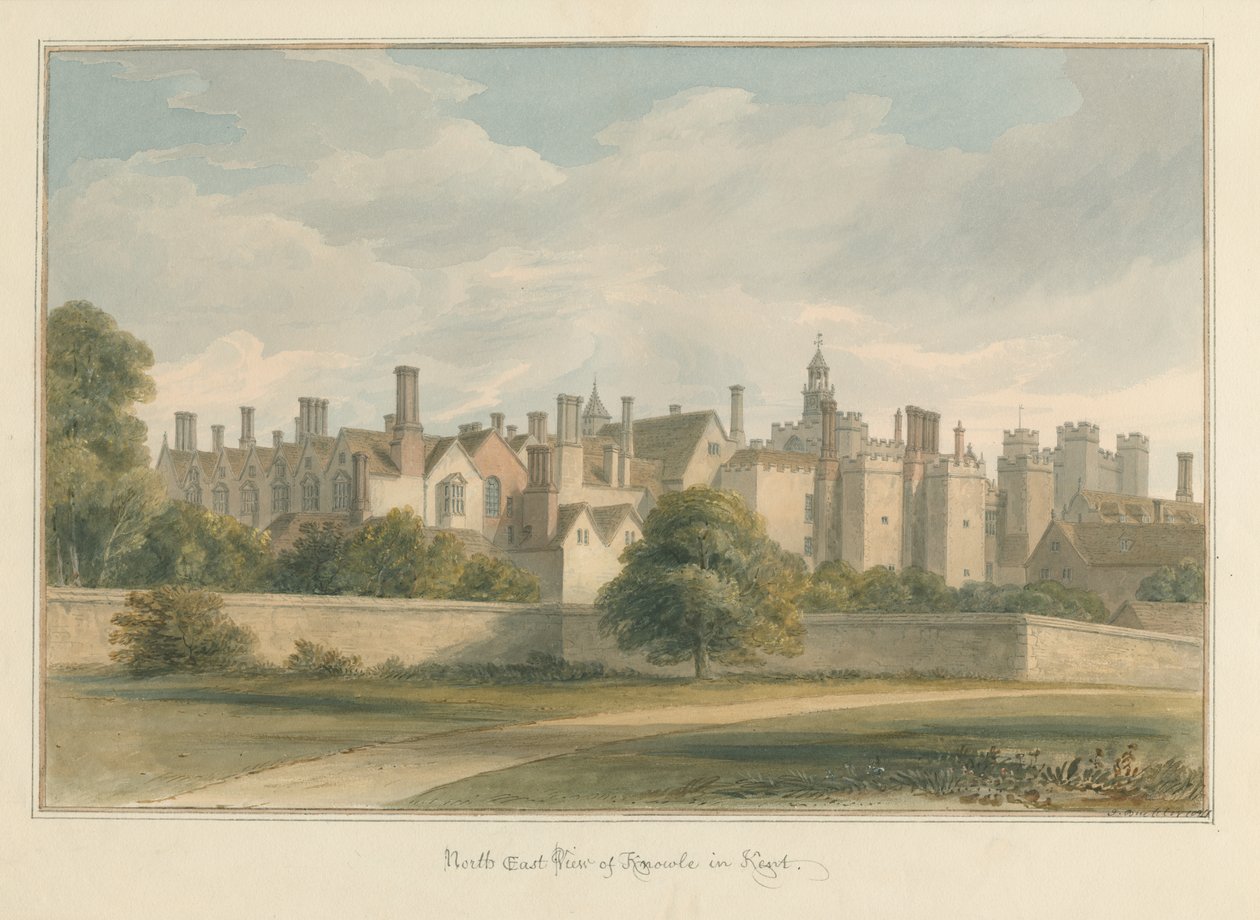 Kent - Knowle, 1811 tekijältä John Buckler