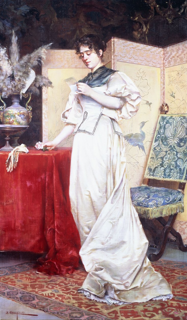 Rakkauskirje, n. 1890 tekijältä John Califano