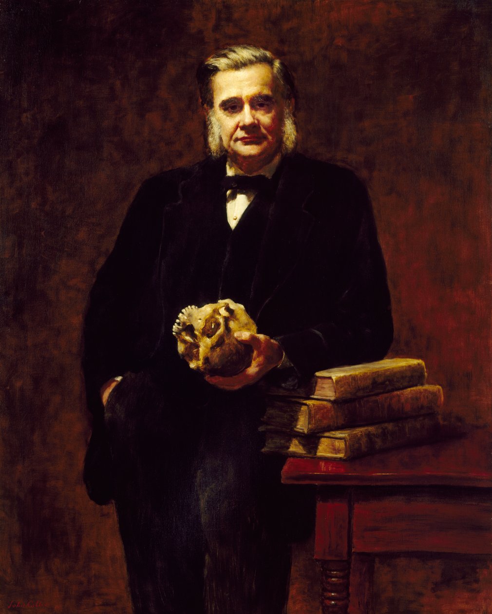 Thomas Huxley (1825-95) 1883 (öljy kankaalle) tekijältä John Collier