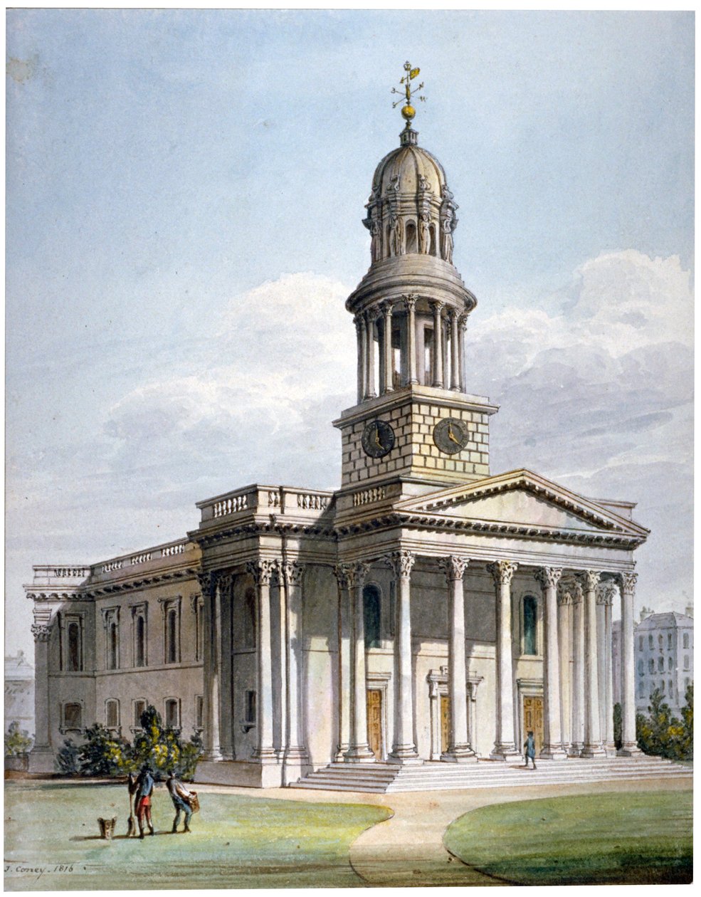 St Marylebone New Church, Lontoo, 1816. tekijältä John Coney