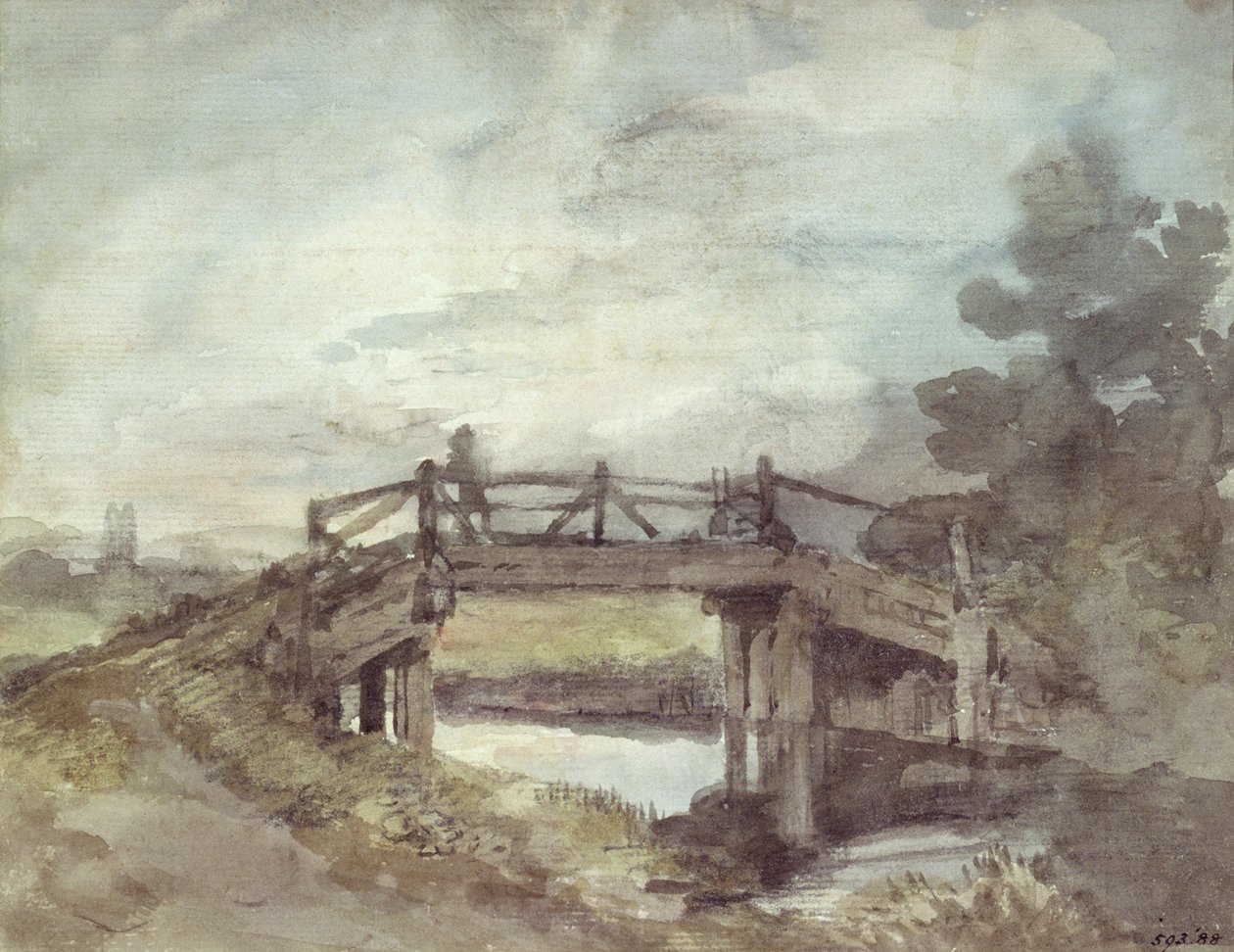 Silta Stourin yli tekijältä John Constable