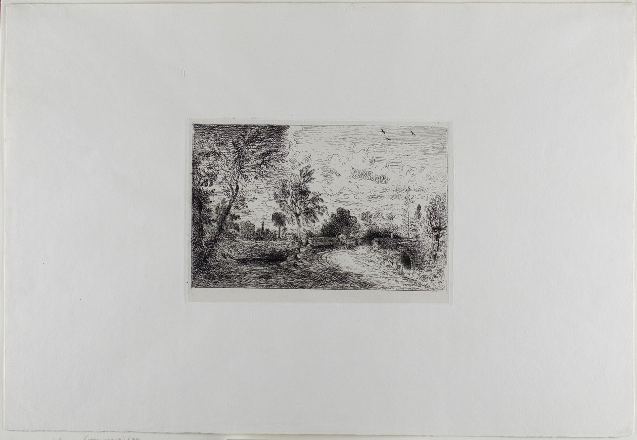 Vanha silta Salisburyssa tekijältä John Constable
