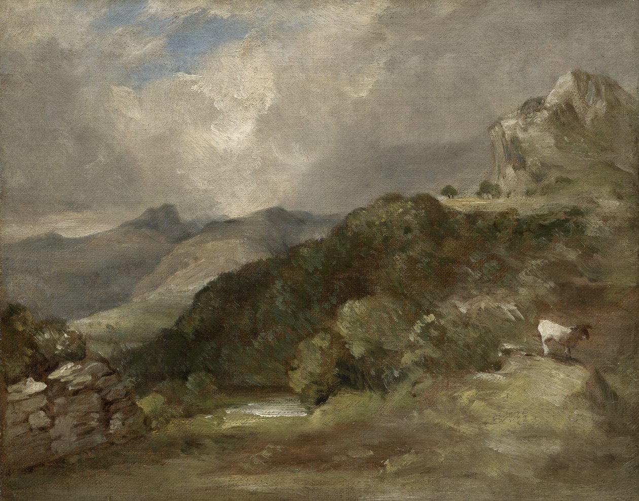 Bow Fell, Cumberland, 1807 tekijältä John Constable