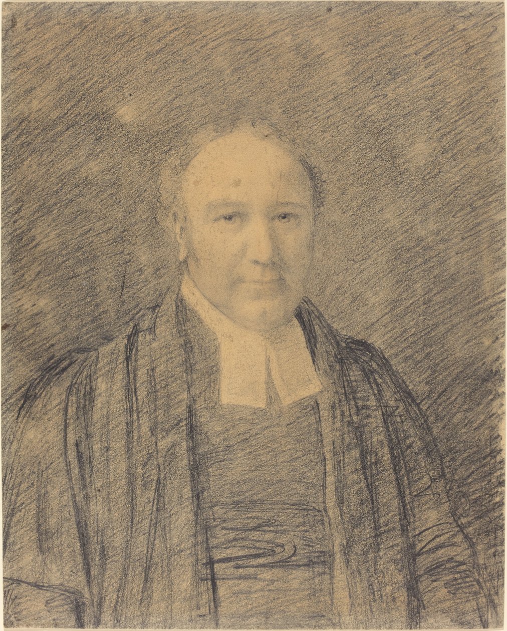 Puolipitkä muotokuva pappista tekijältä John Constable