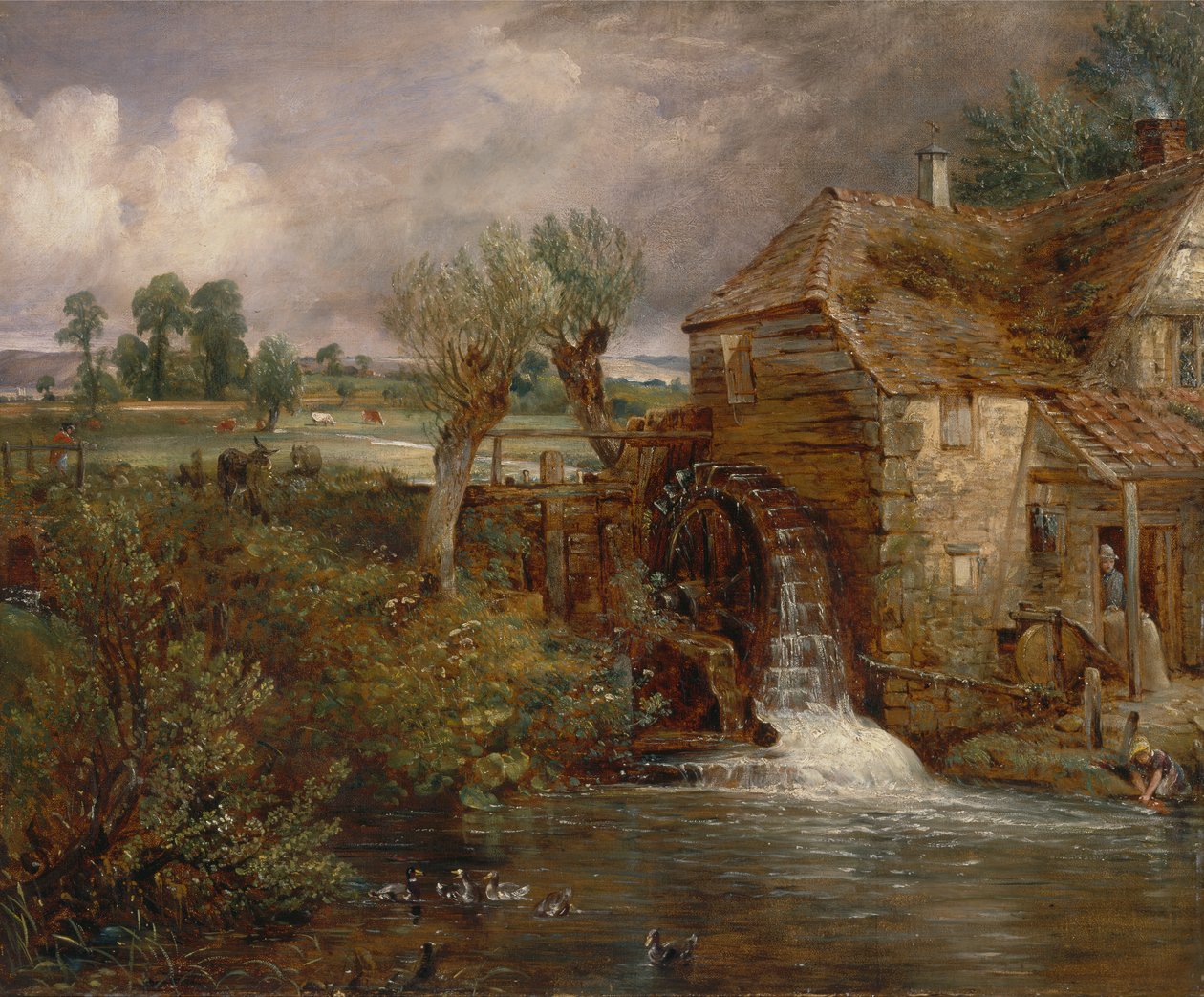 Parham Mill, Gillingham, ca. 1826. finlandès tekijältä John Constable