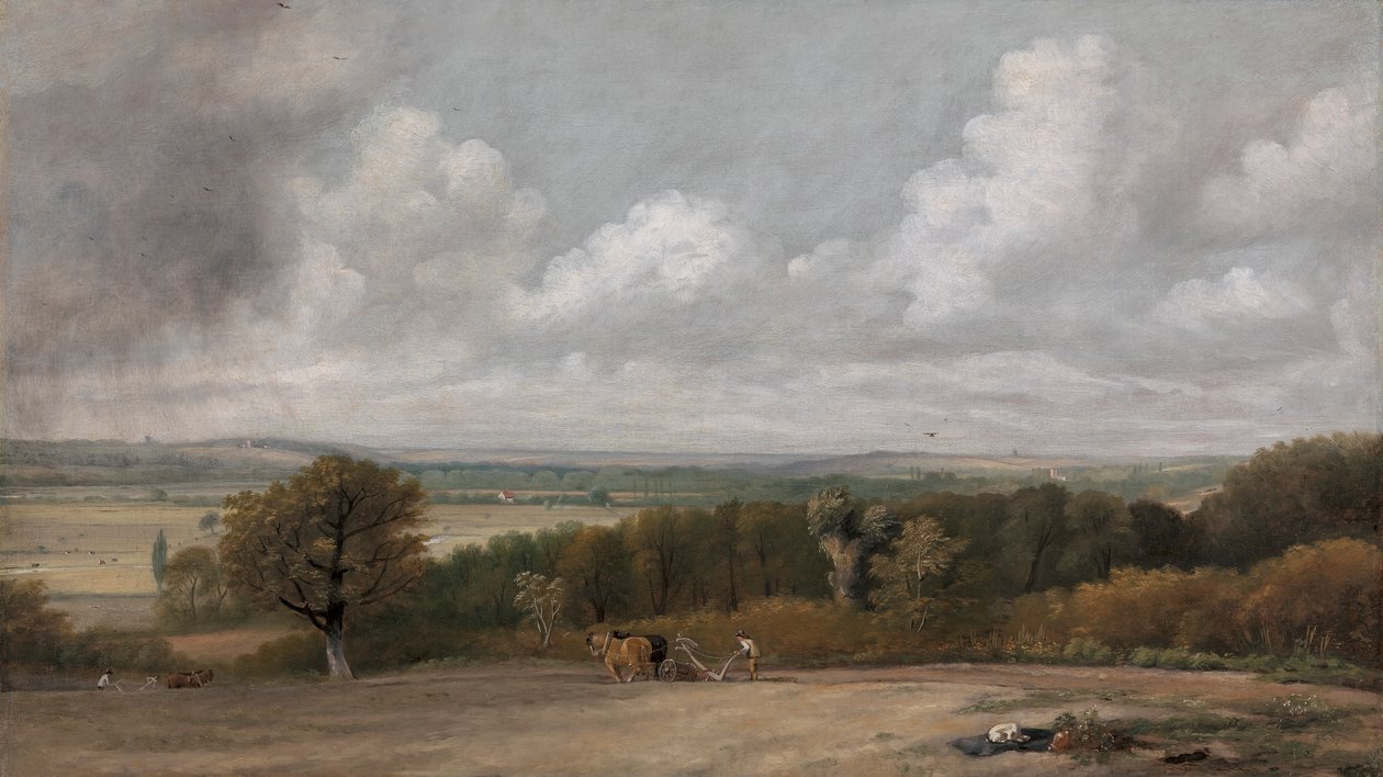 Kyntökohtaus Suffolkissa tekijältä John Constable