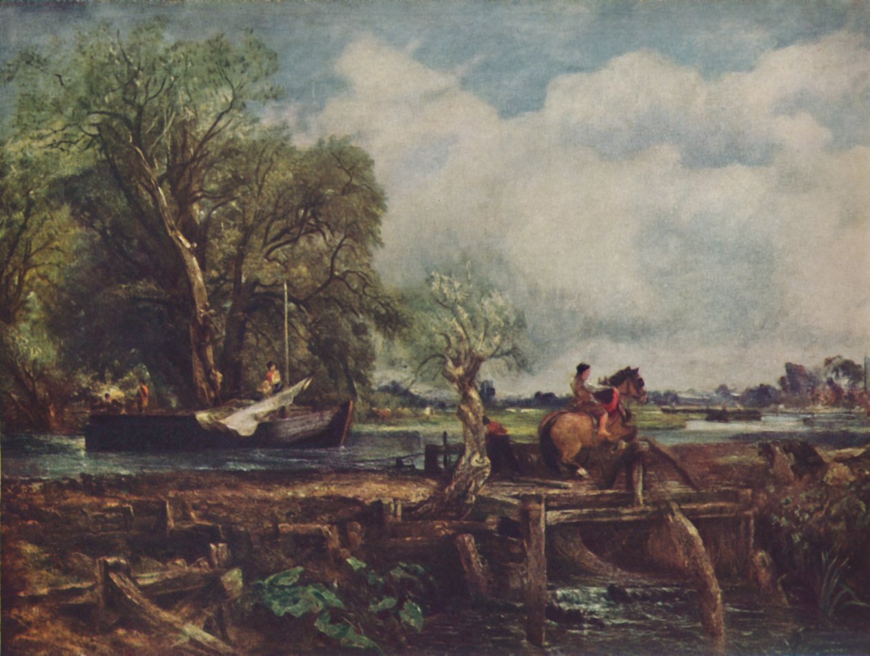Hyppyhevonen, 1825, c1950. tekijältä John Constable
