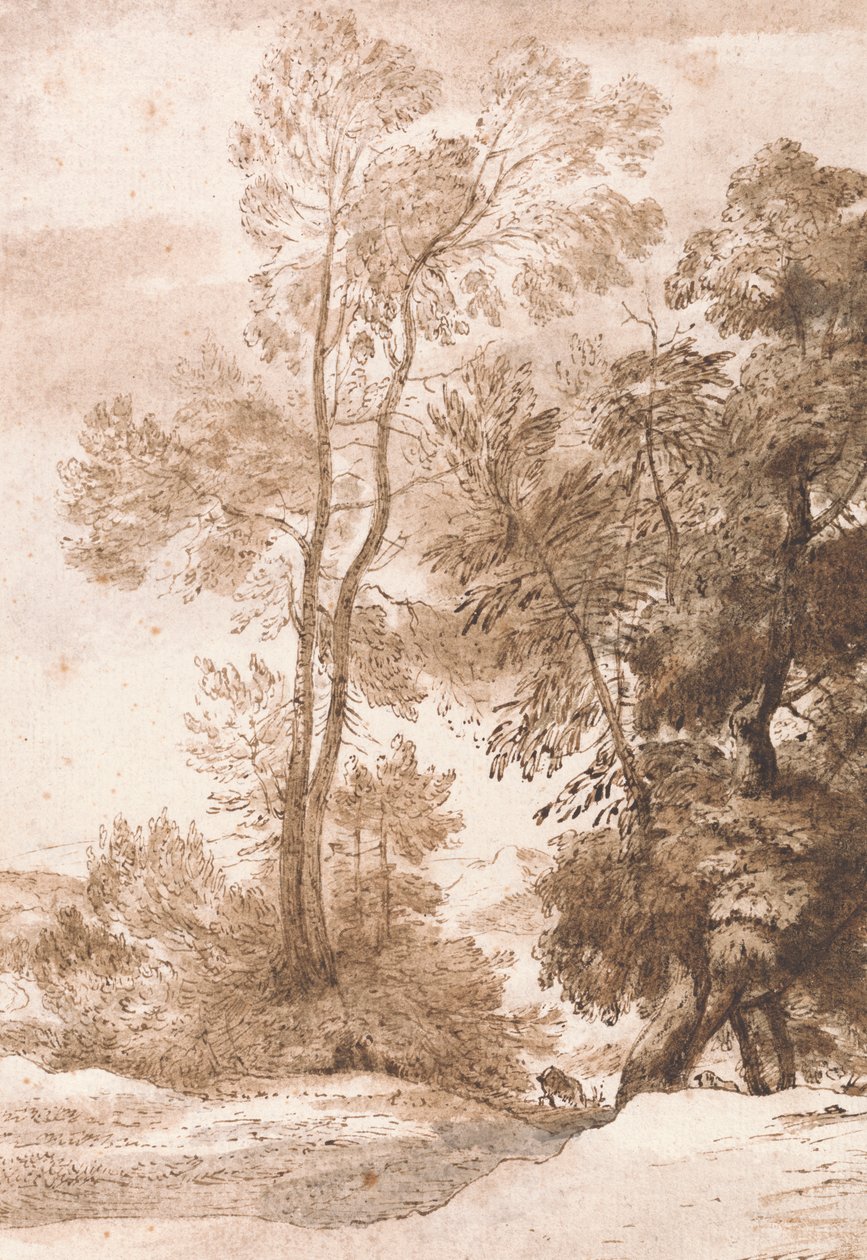 Puut ja peuroja tekijältä John Constable