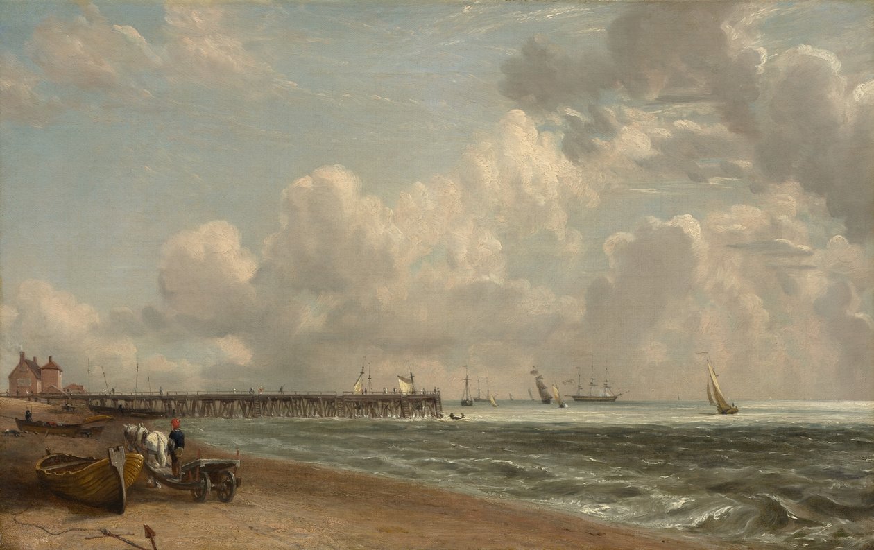 Yarmouth Jetty, n. 1822-23 tekijältä John Constable
