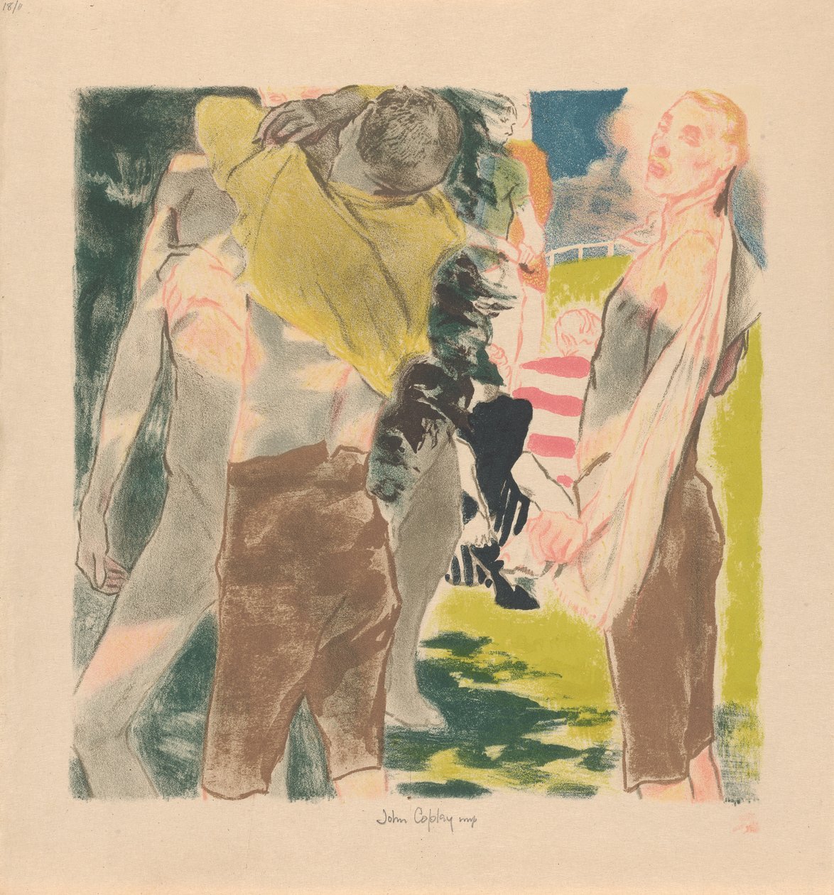Urheilijoiden pukeutuminen tekijältä John Copley