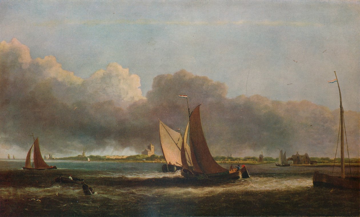 Näkymä Maasille, c1799 tekijältä John Crome
