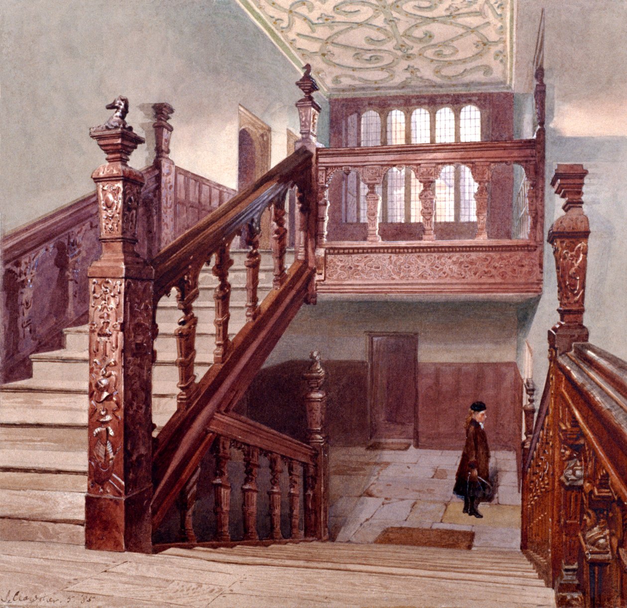 Charterhouse, Lontoo, 1885 tekijältä John Crowther