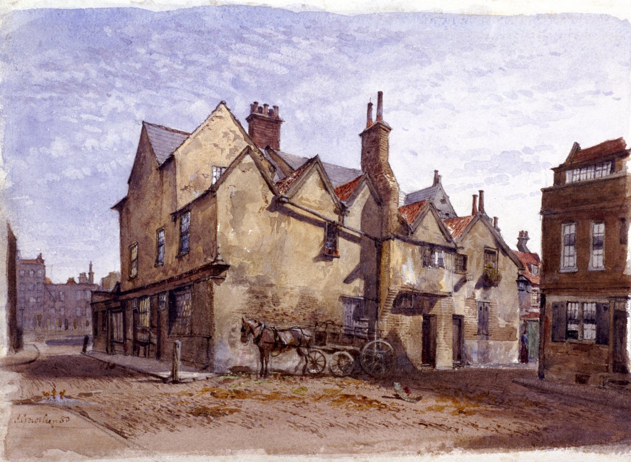 Cromwell House, Smithfield, Lontoo, 1880 tekijältä John Crowther