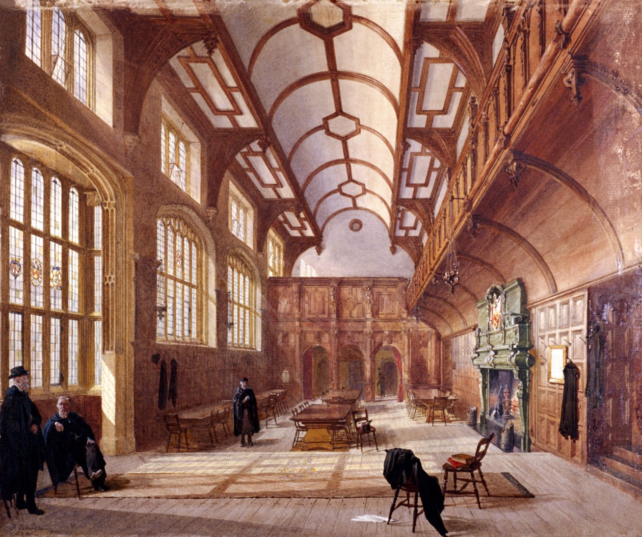 Charterhousen sisustus, Lontoo, 1885 tekijältä John Crowther
