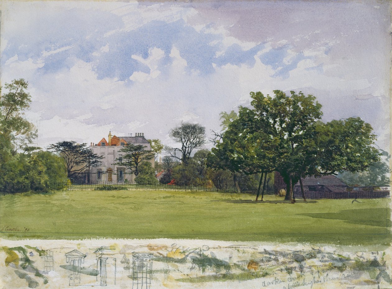 Sivunäkymä Turret Housesta, Lambeth, 1880 tekijältä John Crowther