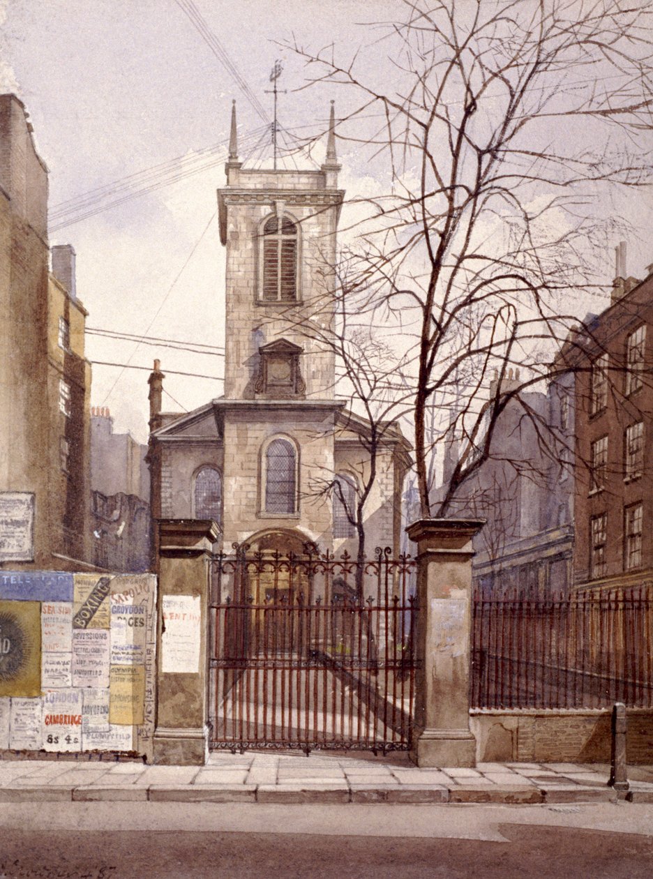 St Olave Jewry, Lontoo, 1887 tekijältä John Crowther