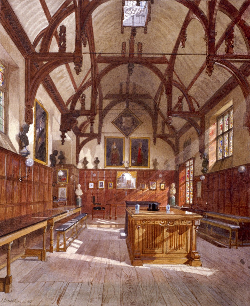 Staple Inn Hall, Lontoo, 1882 tekijältä John Crowther
