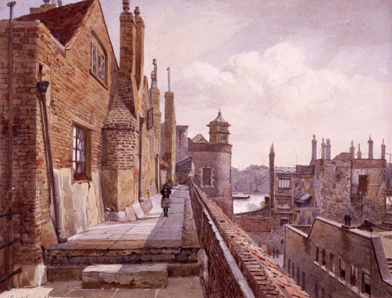 Lontoon Tower, Lontoo, 1883 tekijältä John Crowther