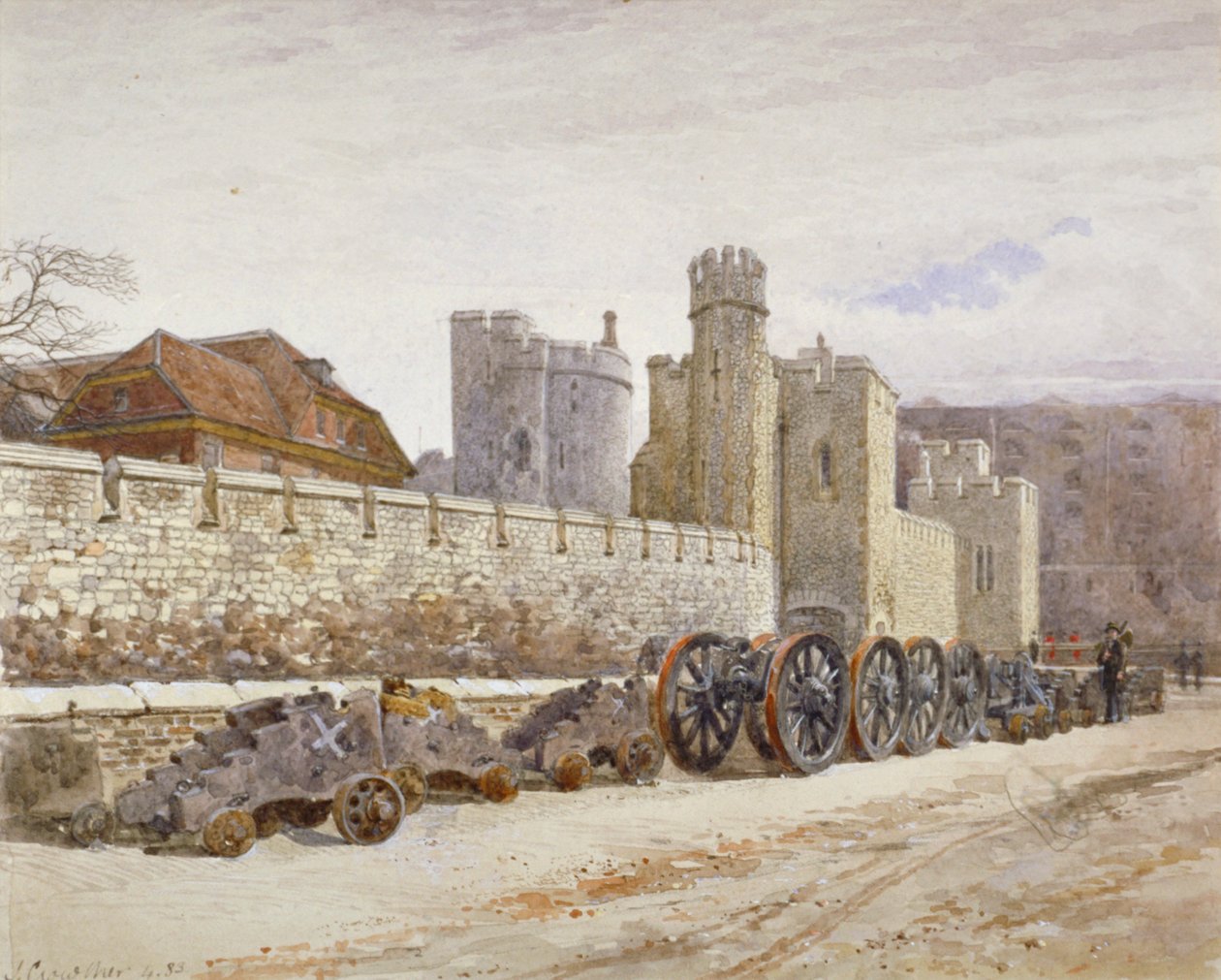 Tower of London, Stepney, Lontoo, 1883 tekijältä John Crowther
