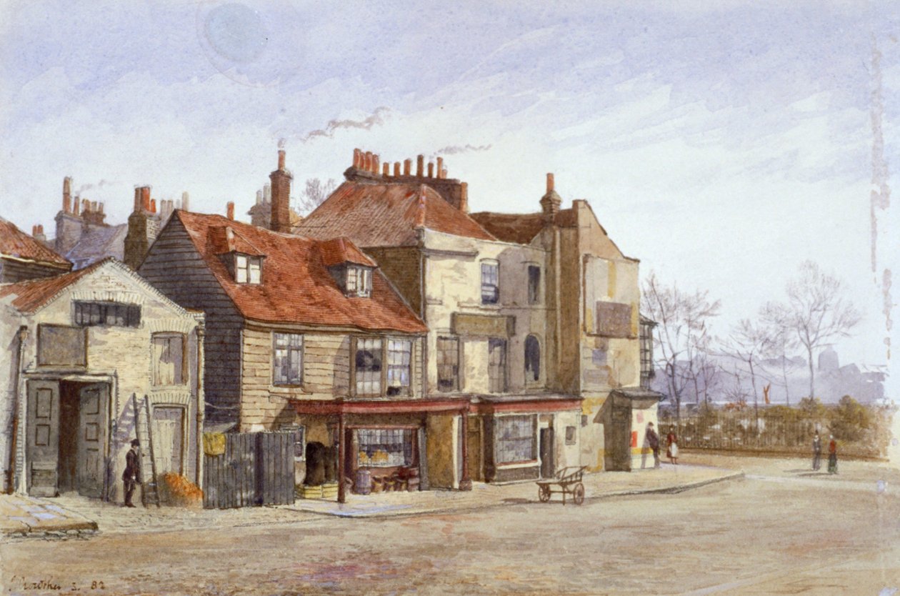 Näkymä Lawrence Streetille, Chelsea, Lontoo, 1882 tekijältä John Crowther