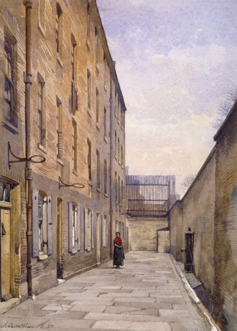 Näkymä Marshalsea Placelle, Southwark, Lontoo, 1887 tekijältä John Crowther