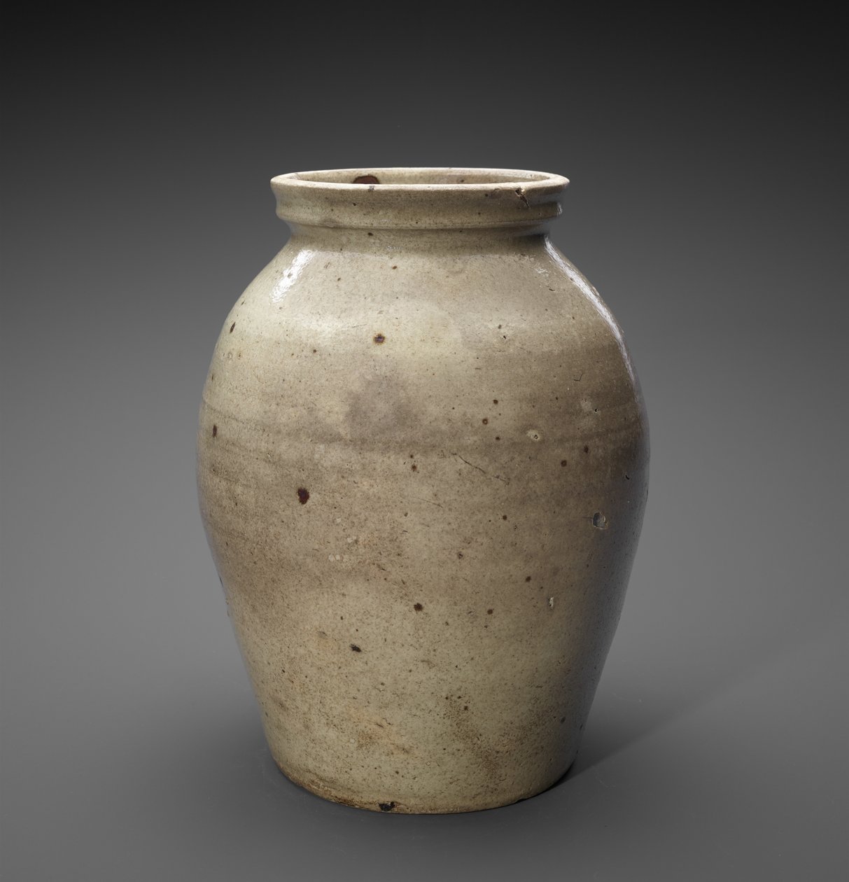 Jar, c. 1850-1883 (alkalilasitettu keramiikka) tekijältä John Davis (attr.to) Leopard