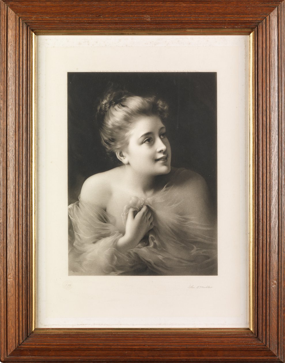 Yllätys (mezzotint) tekijältä John Douglas Miller