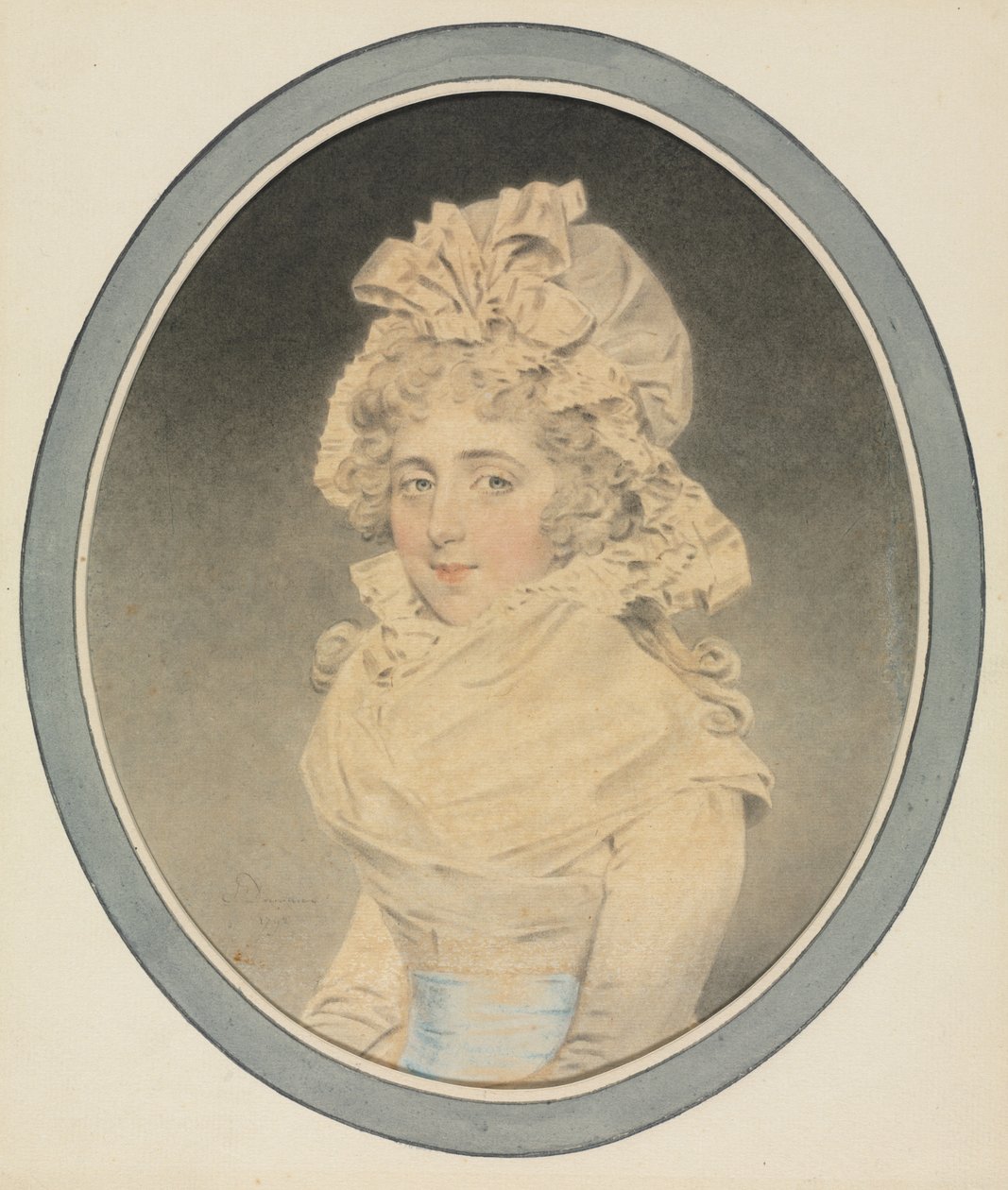 Lady Caroline Wrottesley, 1792. tekijältä John Downman