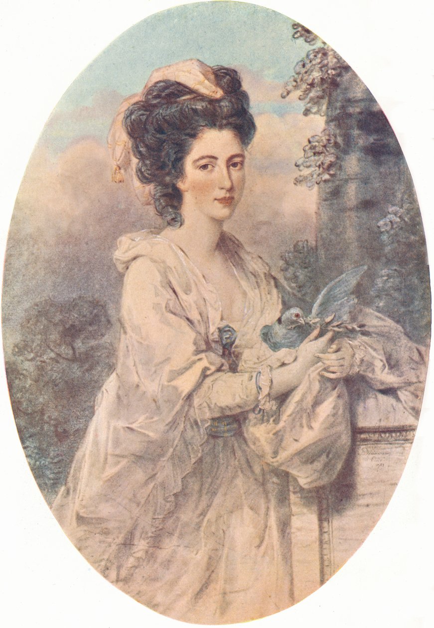Neiti Isabella Hunter, 1781, 1907 tekijältä John Downman