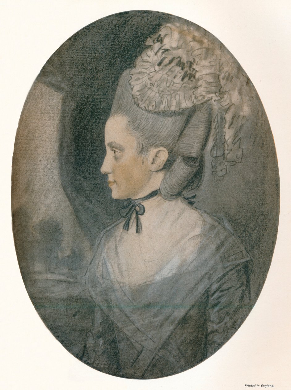 Rouva John Mortlock Nee Harrison, 1780 tekijältä John Downman