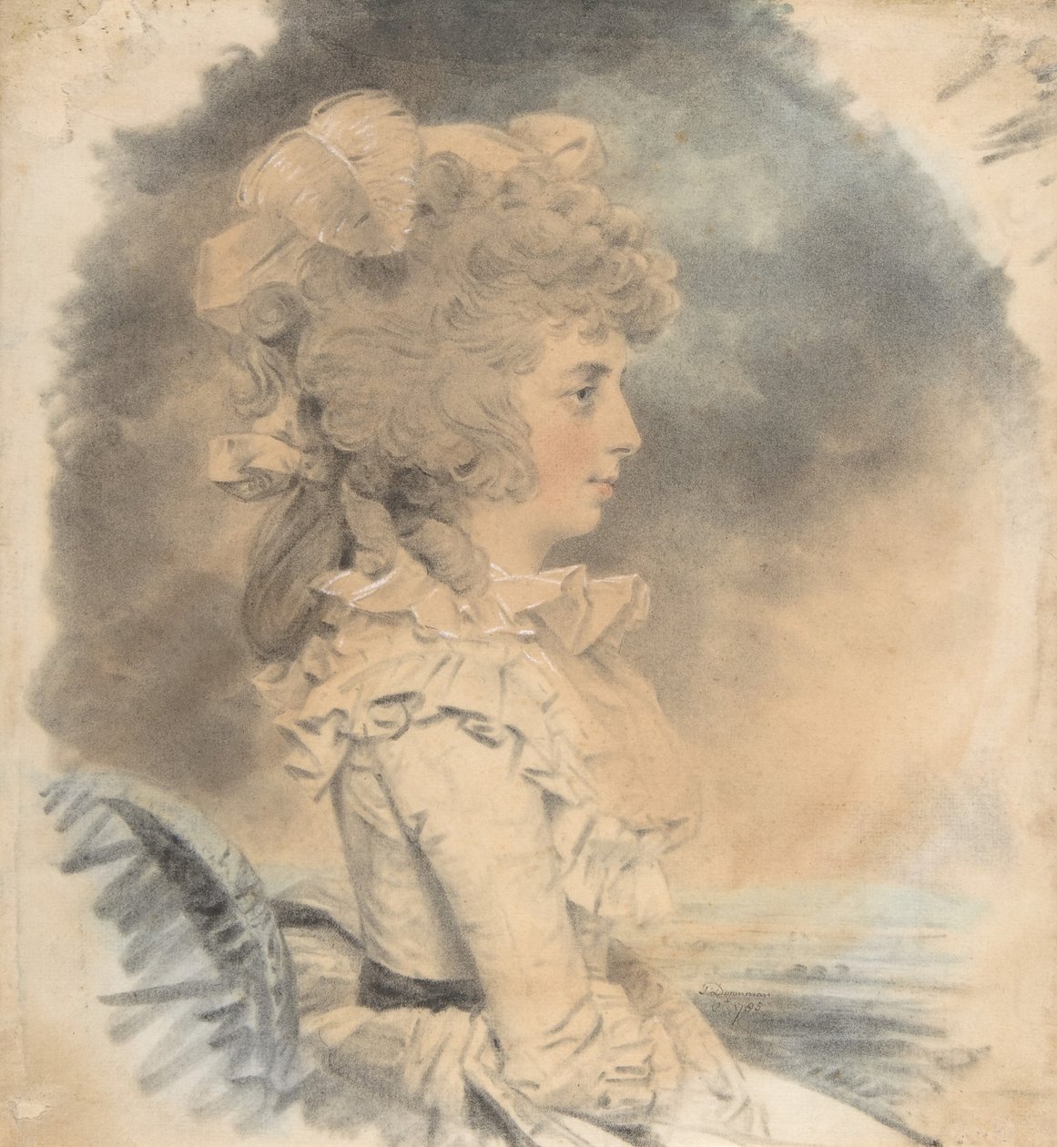 Rouva Palmer, 1785. tekijältä John Downman