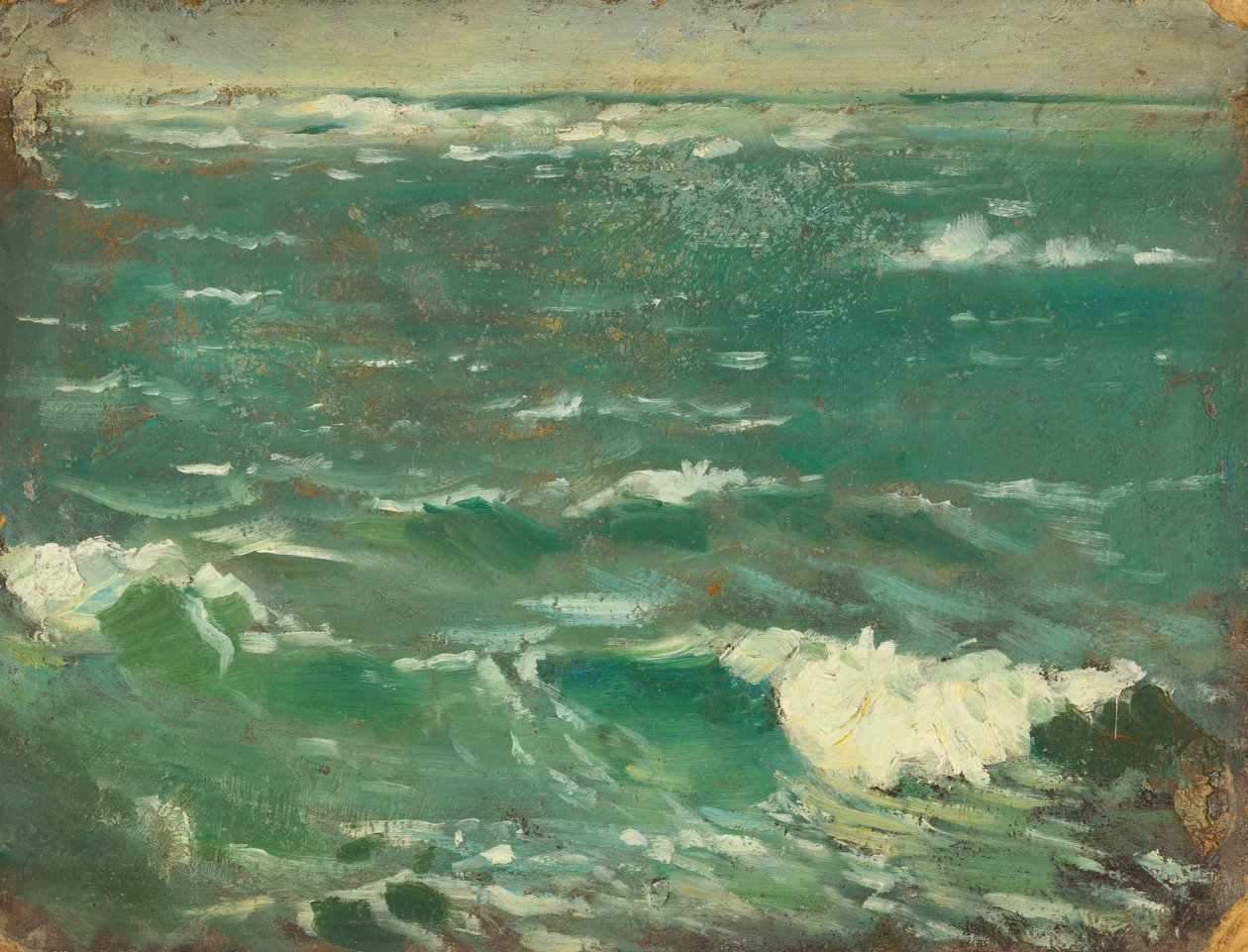 Merimaisema, noin 1909 (öljy selluloosakartongille) tekijältä John Everett