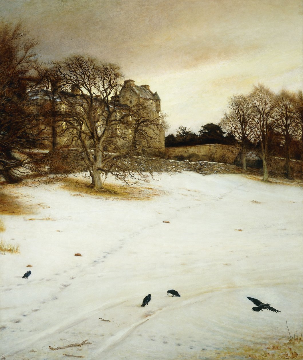 Jouluaatto, 1887, 1887 tekijältä John Everett Millais