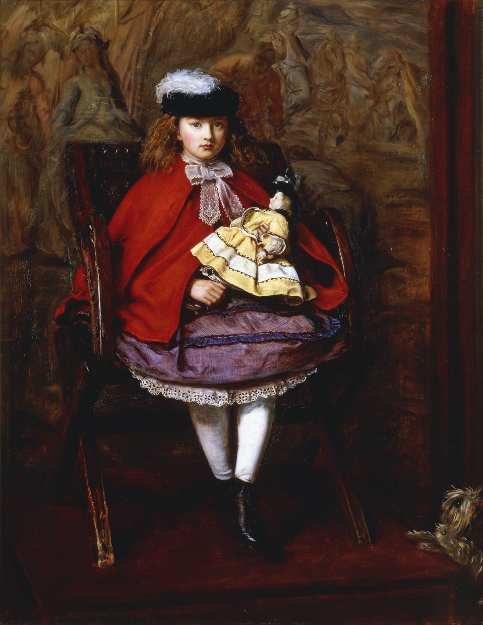 Lilly, John Noblen tytär, 1864 tekijältä John Everett Millais