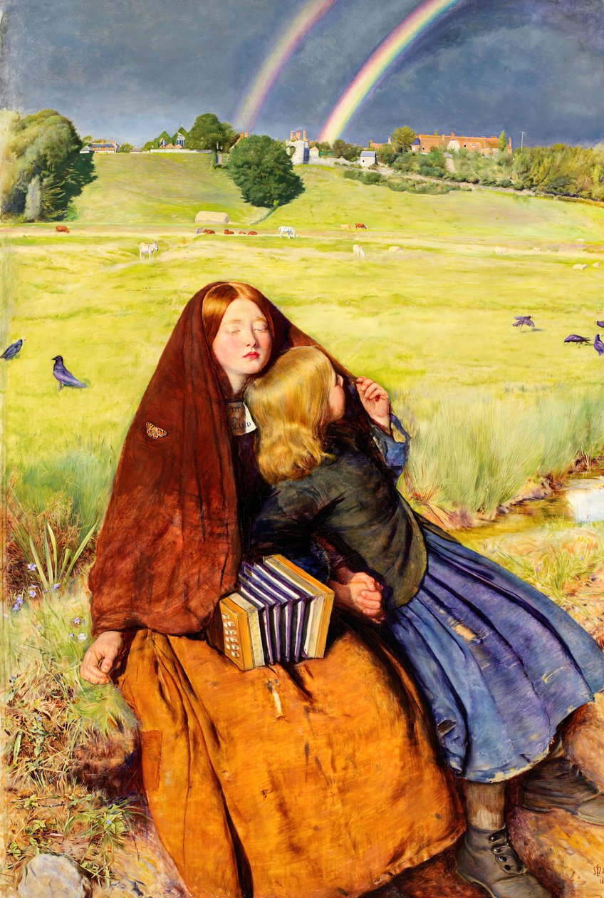 Sokea tyttö, 1856. tekijältä John Everett Millais